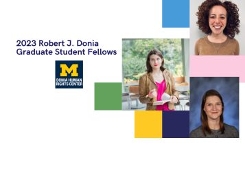 2023 Robert J. Donia Graduate Student Fellows