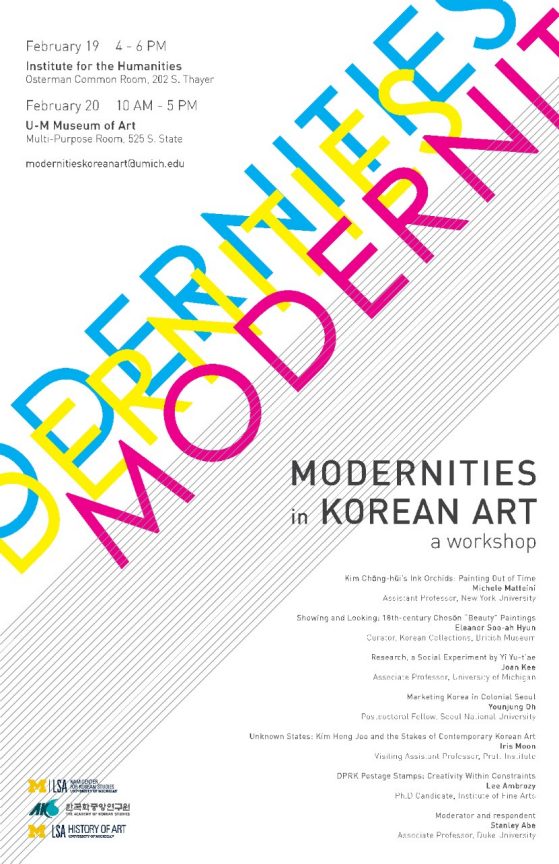 Modernities in Korean Art Poster
