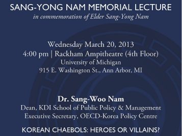 Nam Lecture 2013