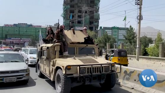Taliban Humvee in Kabul, August 2021