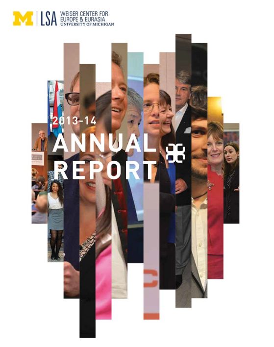 WCEE Annual Report 2013-14 cover
